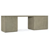Hooker Furniture Linville Falls Desk with Small File and Open - 96