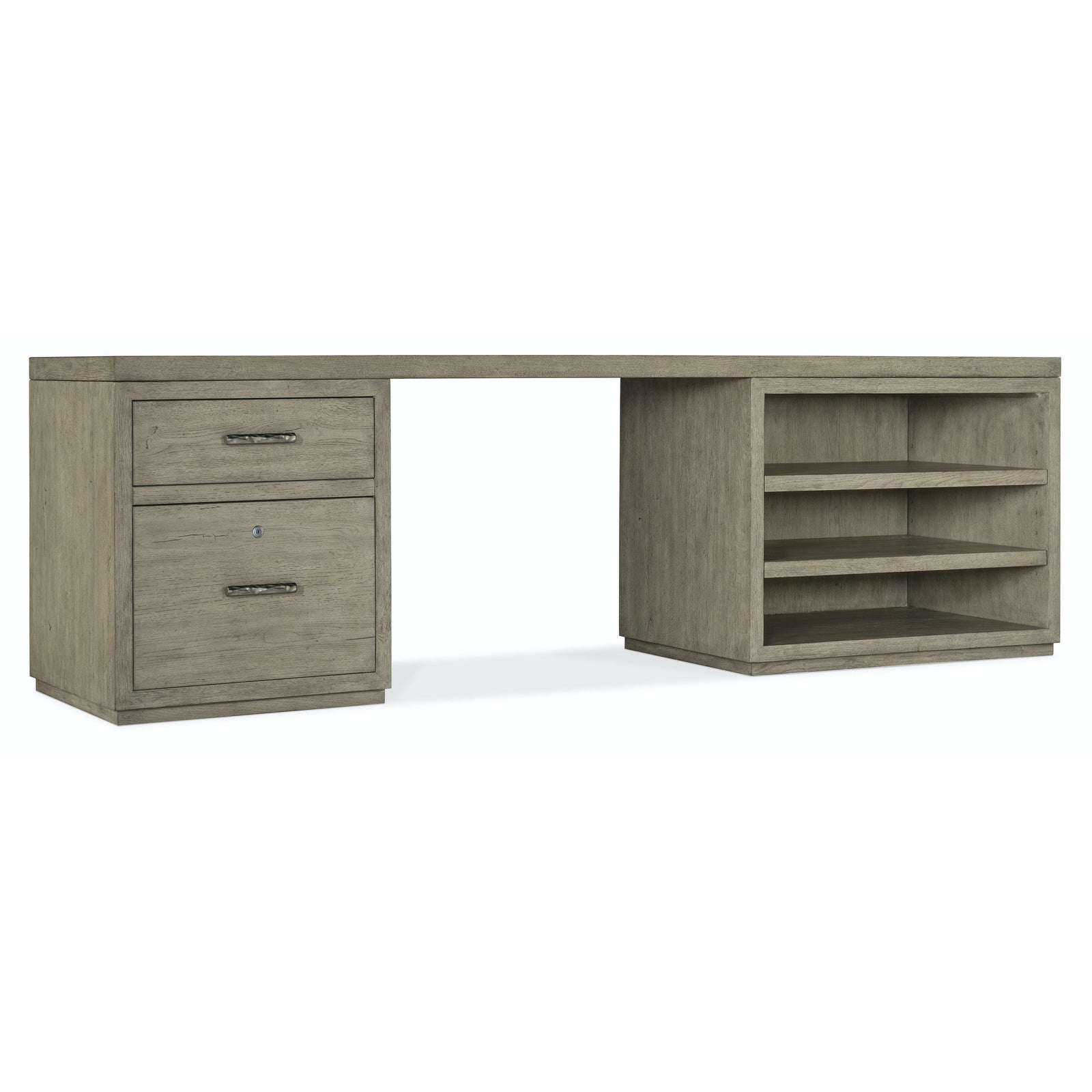 Hooker Furniture Linville Falls Desk with Small File and Open - 96