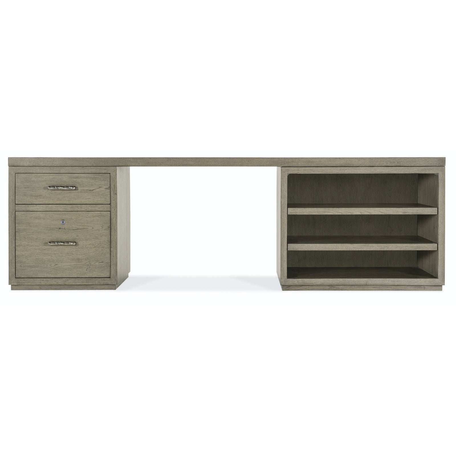 Hooker Furniture Linville Falls Desk with Small File and Open - 96