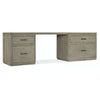 Hooker Furniture Linville Falls Desk with Small File and Lateral File - 96