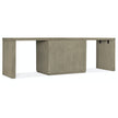 Hooker Furniture Linville Falls Desk with Open Cabinet and 2 Legs - 96