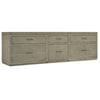 Hooker Furniture Linville Falls Credenza with Small File and 2 Lateral Files - 96