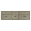 Hooker Furniture Linville Falls Credenza with Small File and 2 Lateral Files - 96