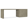 Hooker Furniture Linville Falls Desk with Open Cabient and Leg