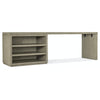 Hooker Furniture Linville Falls Desk with Open Cabient and Leg