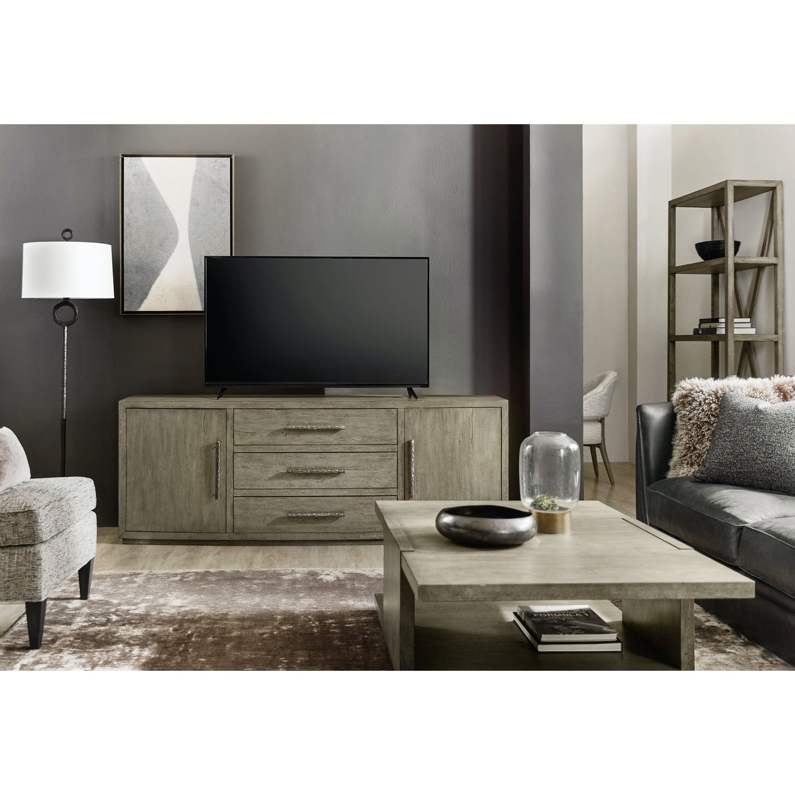 Hooker Furniture Linville Falls Plunge Basin Entertainment Console
