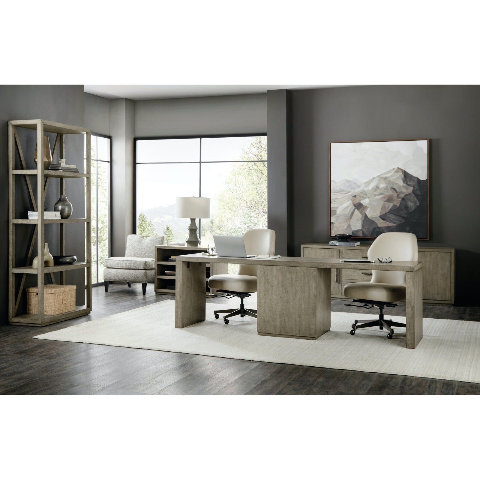 Hooker Furniture Linville Falls Plunge Basin Entertainment Console
