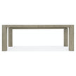 Hooker Furniture Linville Falls North Fork Rectangle Dining Table with 1-24In Leaf