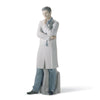 Lladro Male Doctor Figurine Fair skin