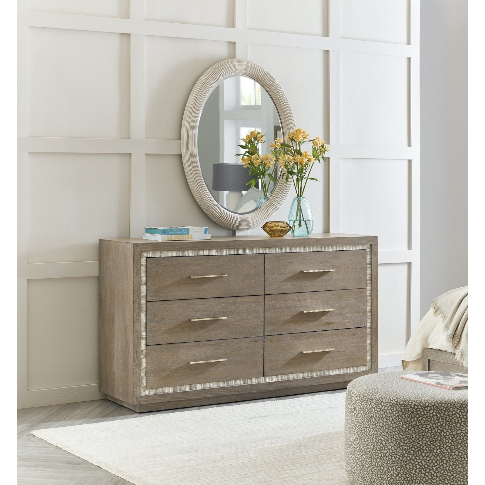 Hooker Furniture Serenity Amelia Oval Mirror