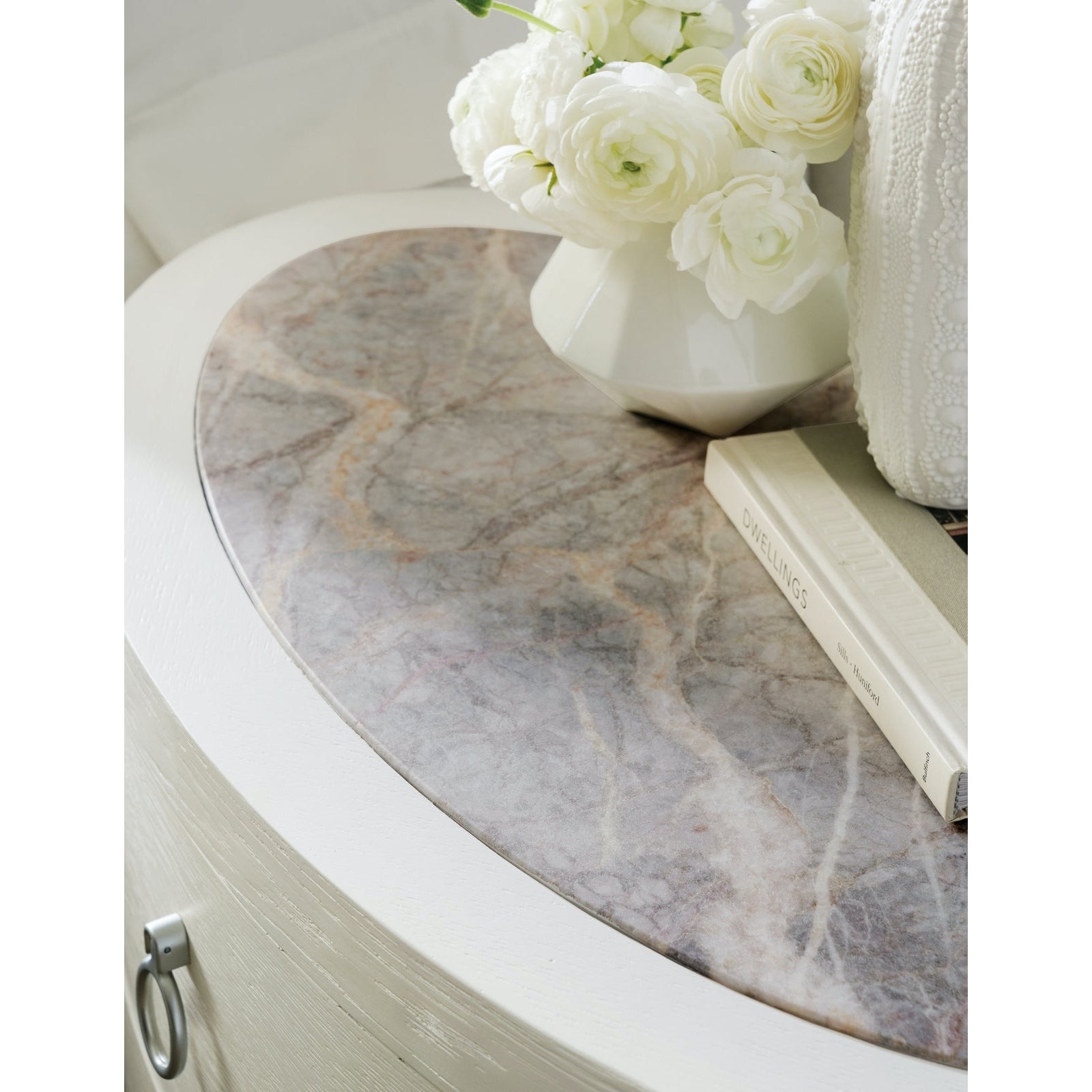 Hooker Furniture Serenity Wavecrest Oval Nightstand