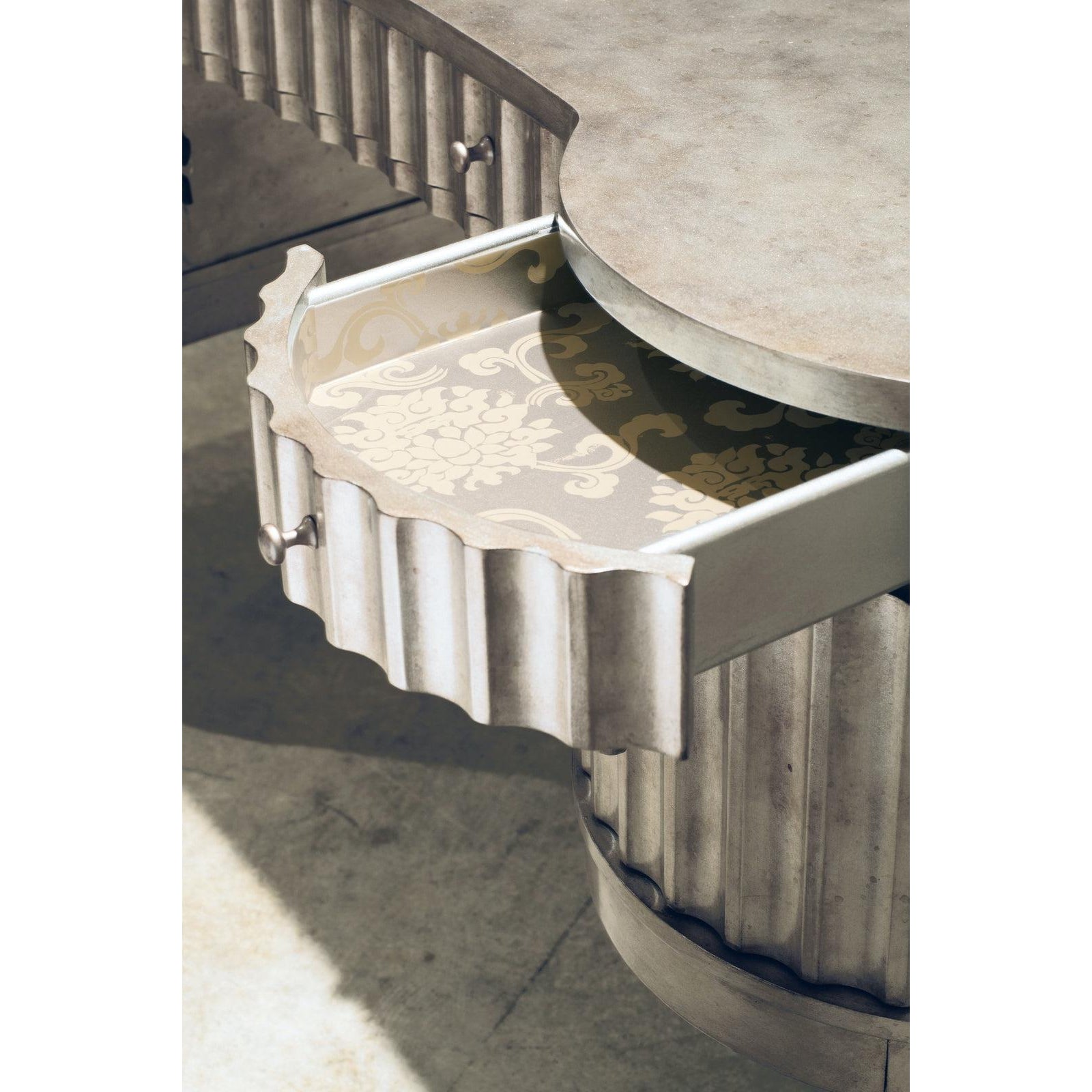 Hooker Furniture Melange Fluted Kidney Desk