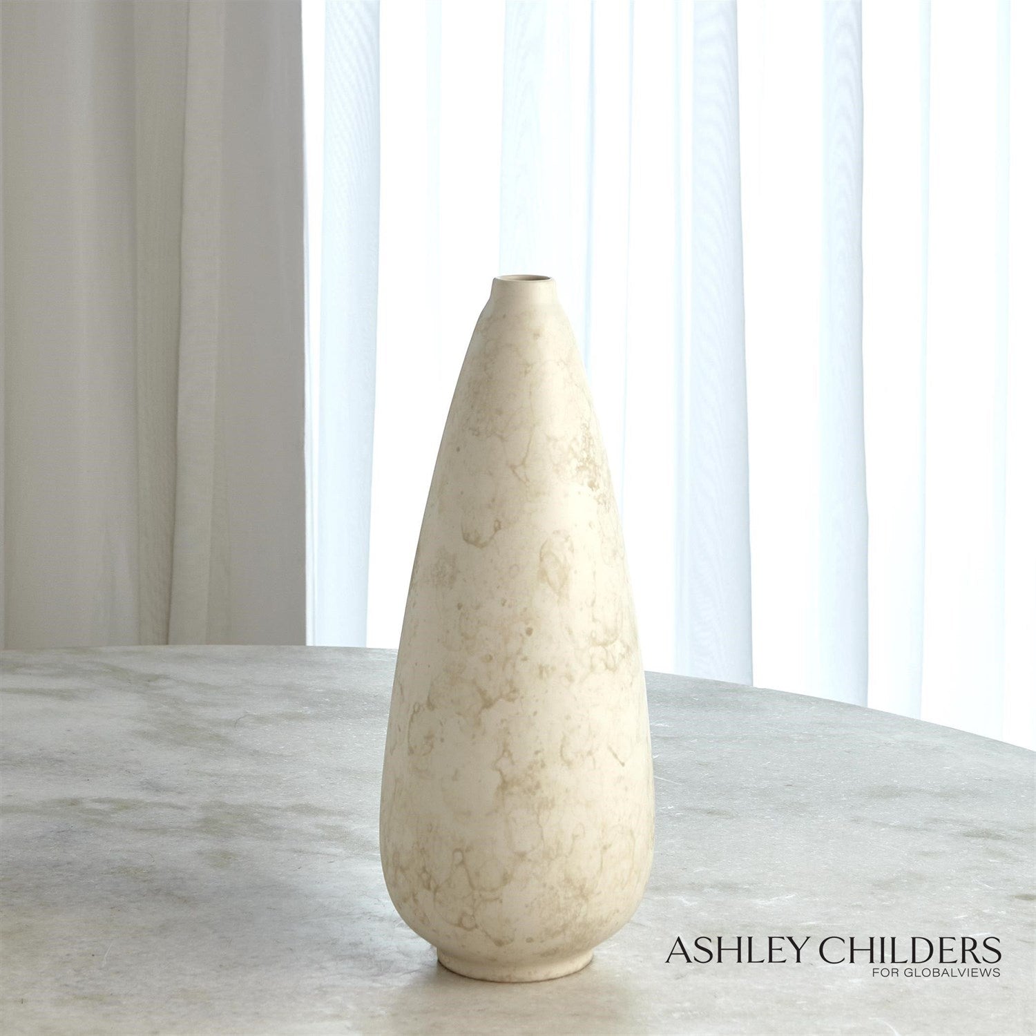 Global Views Bubble Pear Shape Vase by Ashley Childers