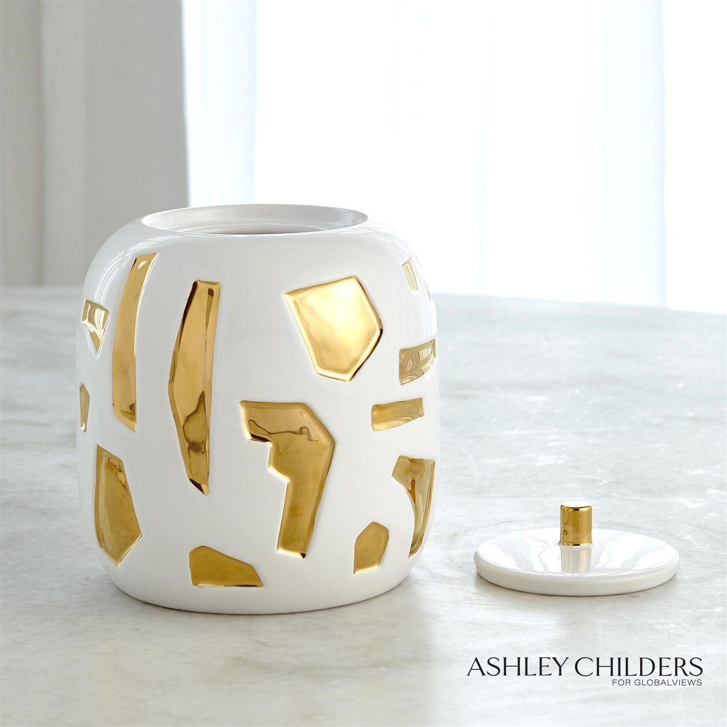 Global Views Abstract Jar by Ashley Childers