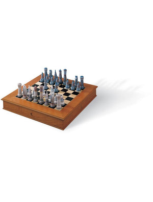 Lladro Medieval Chess Set Board Box Included