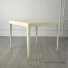 Global Views Tiburtina Game Table in Mist Leather by Ashley Childers