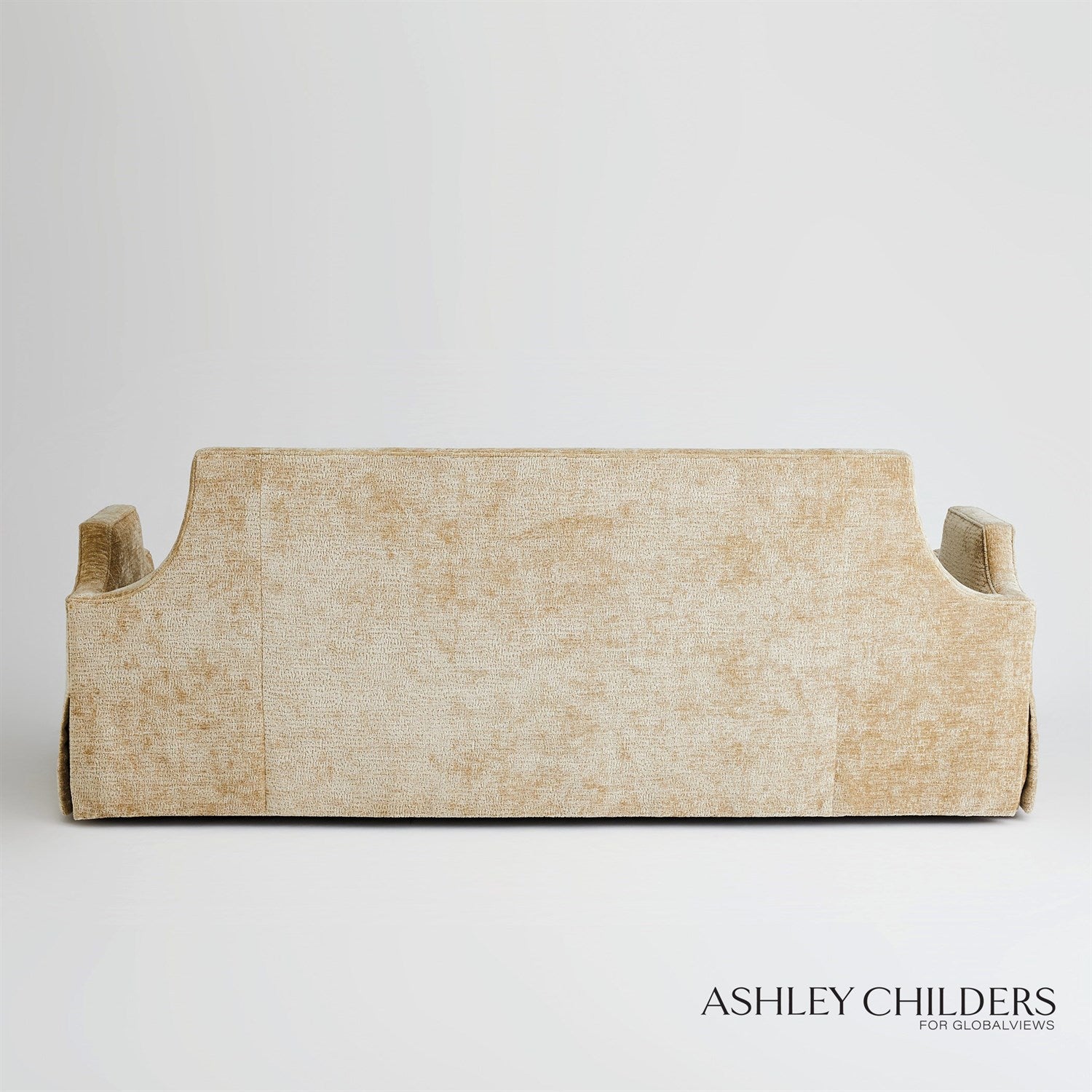 Global Views Diana Skirted Sofa by Ashley Childers