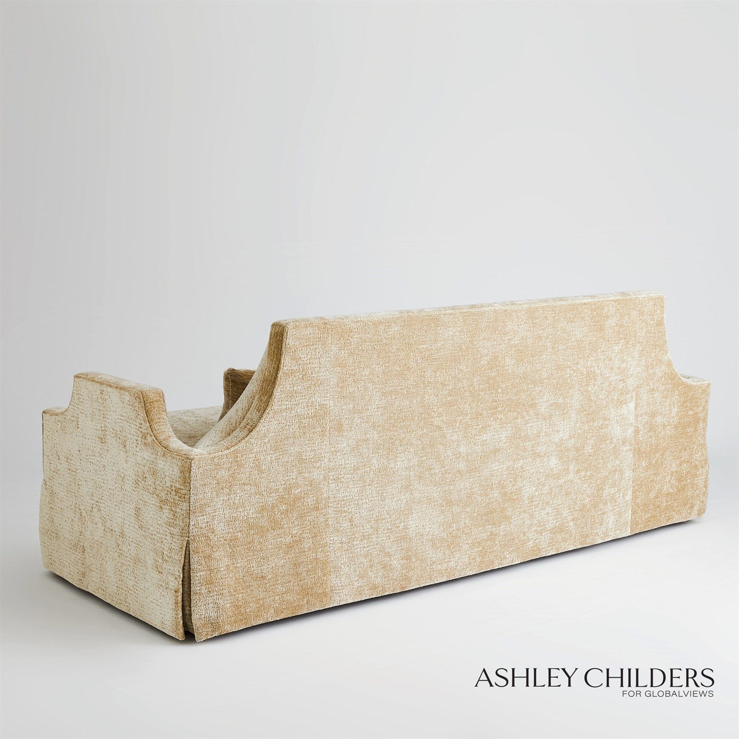 Global Views Diana Skirted Sofa by Ashley Childers