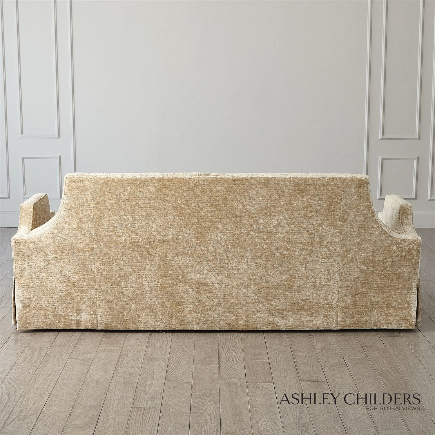 Global Views Diana Skirted Sofa by Ashley Childers