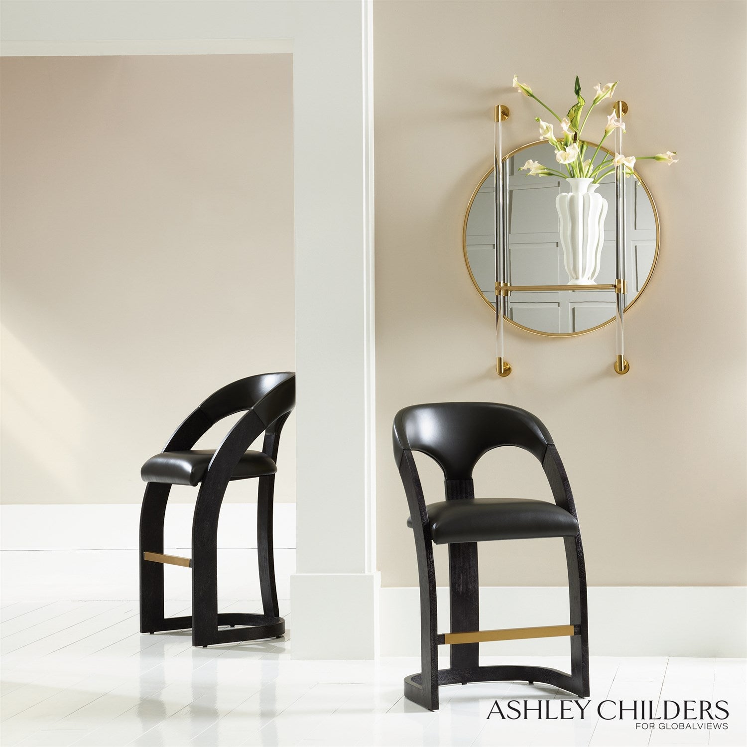 Global Views Delia Bar Stool by Ashley Childers