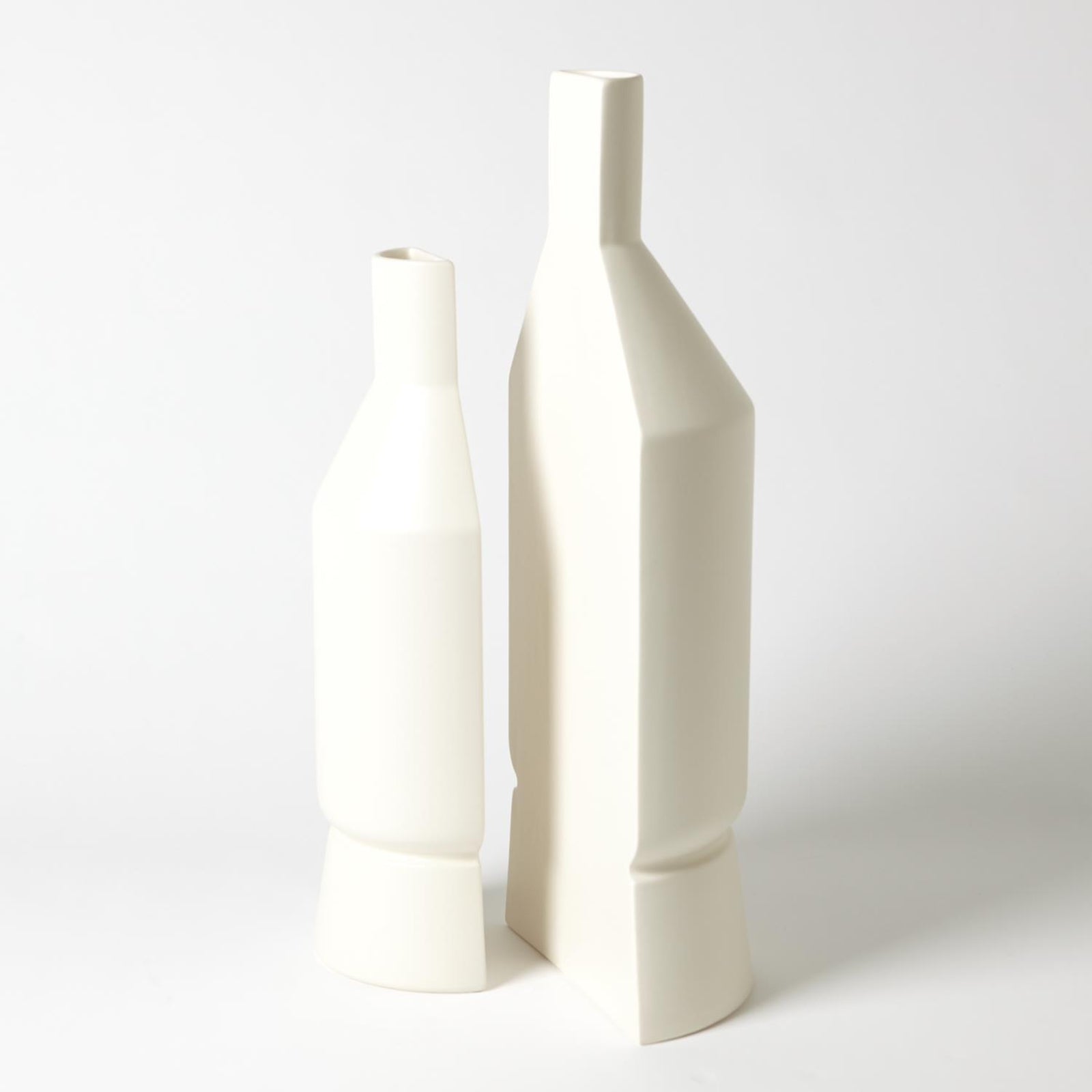 Global Views Flat Back Vase and Compote
