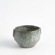 Global Views Pinch Pot Planter Reactive Seaform