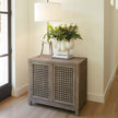 Global Views Driftwood Lattice Two-Door Cabinet