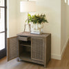 Global Views Driftwood Lattice Two-Door Cabinet