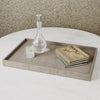 Global Views Driftwood Ottoman Tray-Grey