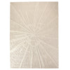 Global Views Vortex Rugs-Ivory/Ivory