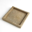 Global Views Marble Tray Antiqued White