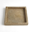 Global Views Marble Tray Antiqued White