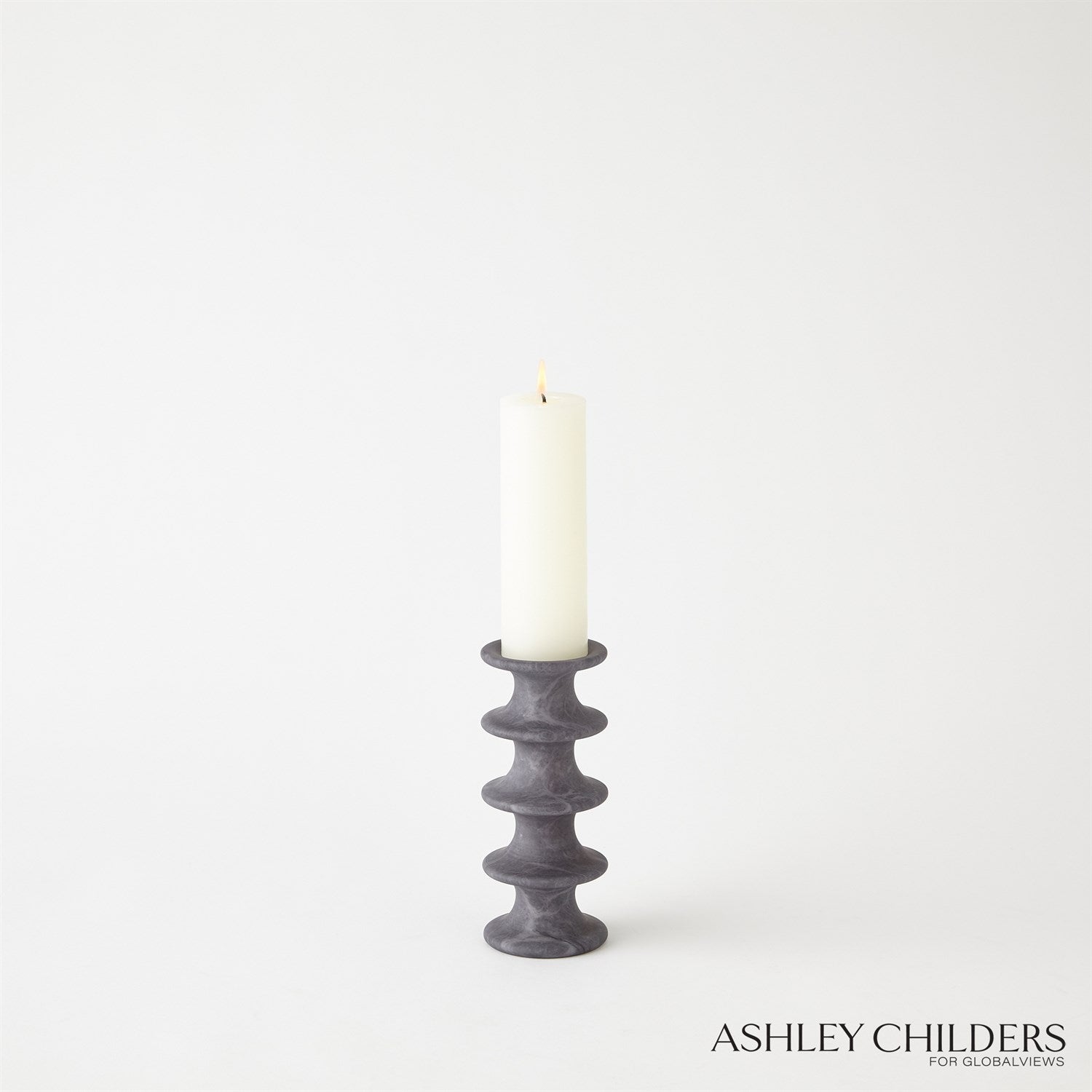 Global Views Ridge Candlestick by Ashley Childers