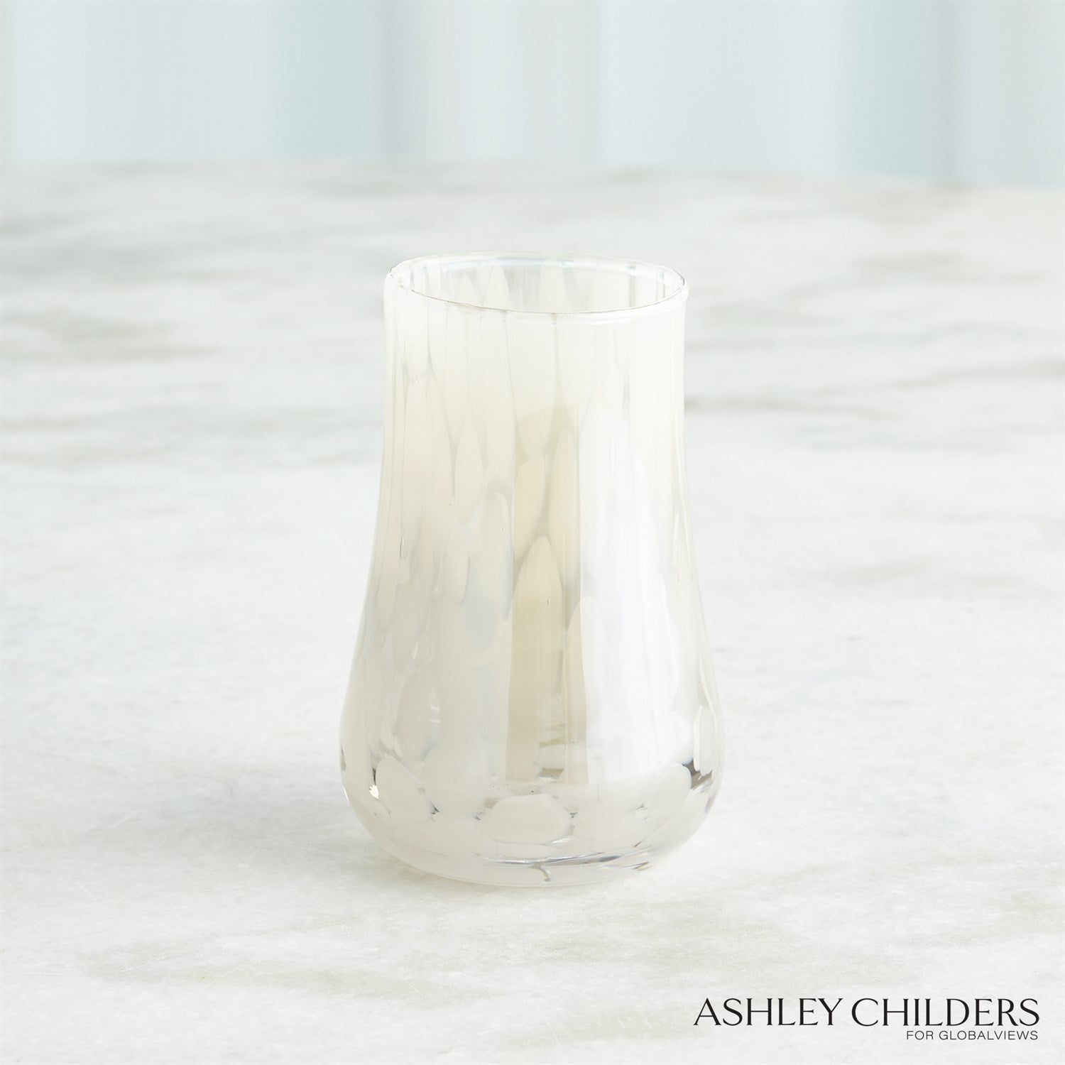 Global Views Hamish Glass Opal Dots by Ashley Childers