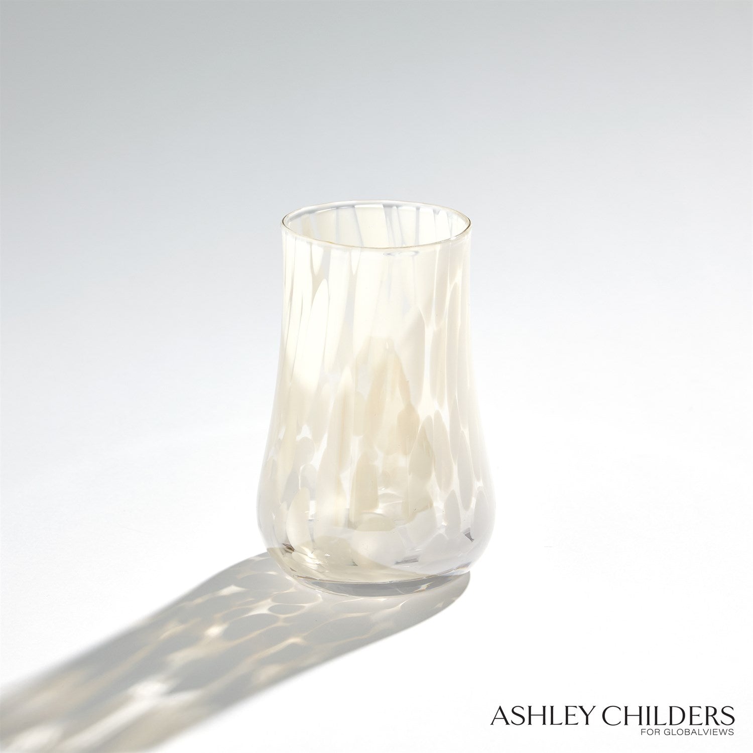 Global Views Hamish Glass Opal Dots by Ashley Childers
