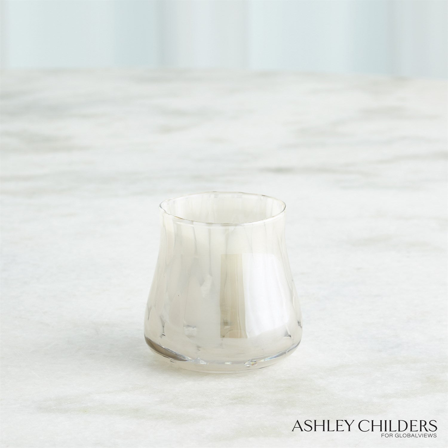 Global Views Hamish Glass Opal Dots by Ashley Childers