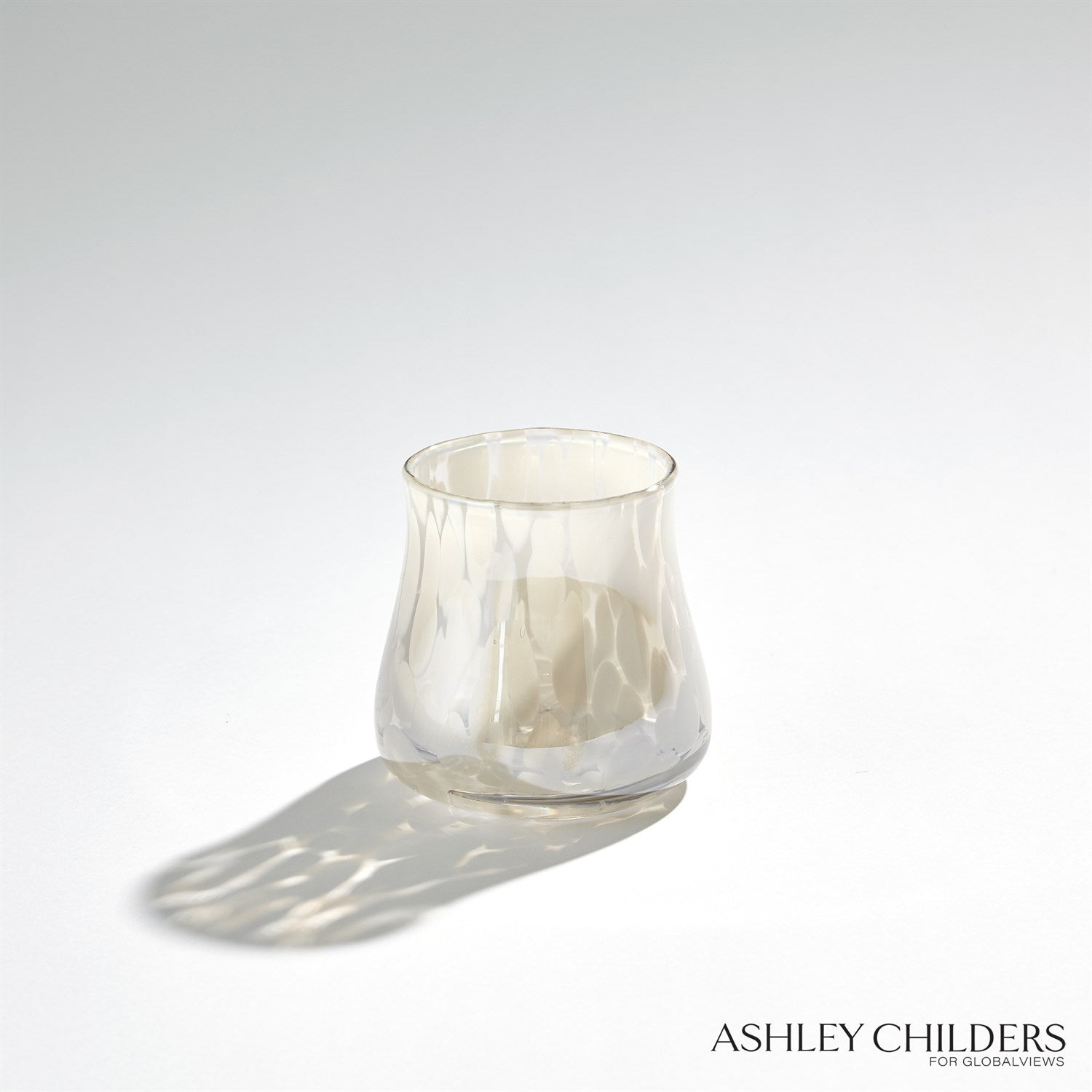 Global Views Hamish Glass Opal Dots by Ashley Childers