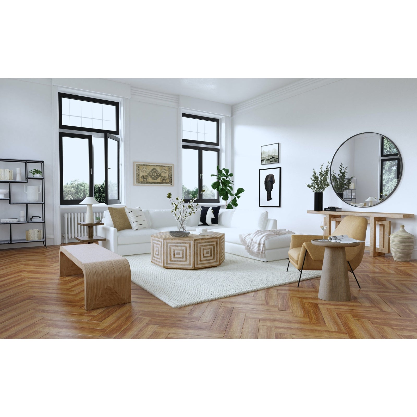 Hooker Furniture Commerce & Market Modern Console Table