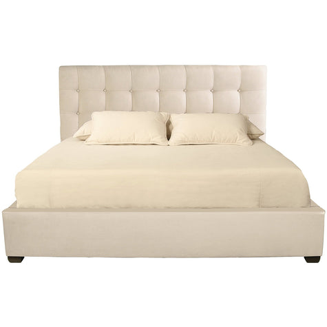 Bernhardt Interiors Avery Fabric Button-Tufted Bed 54