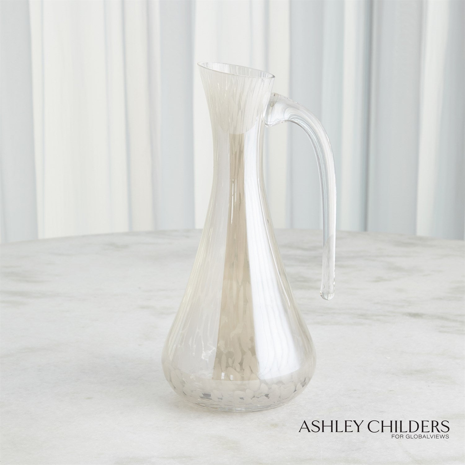 Global Views Hamish Pitcher-Opal Dots by Ashley Childers