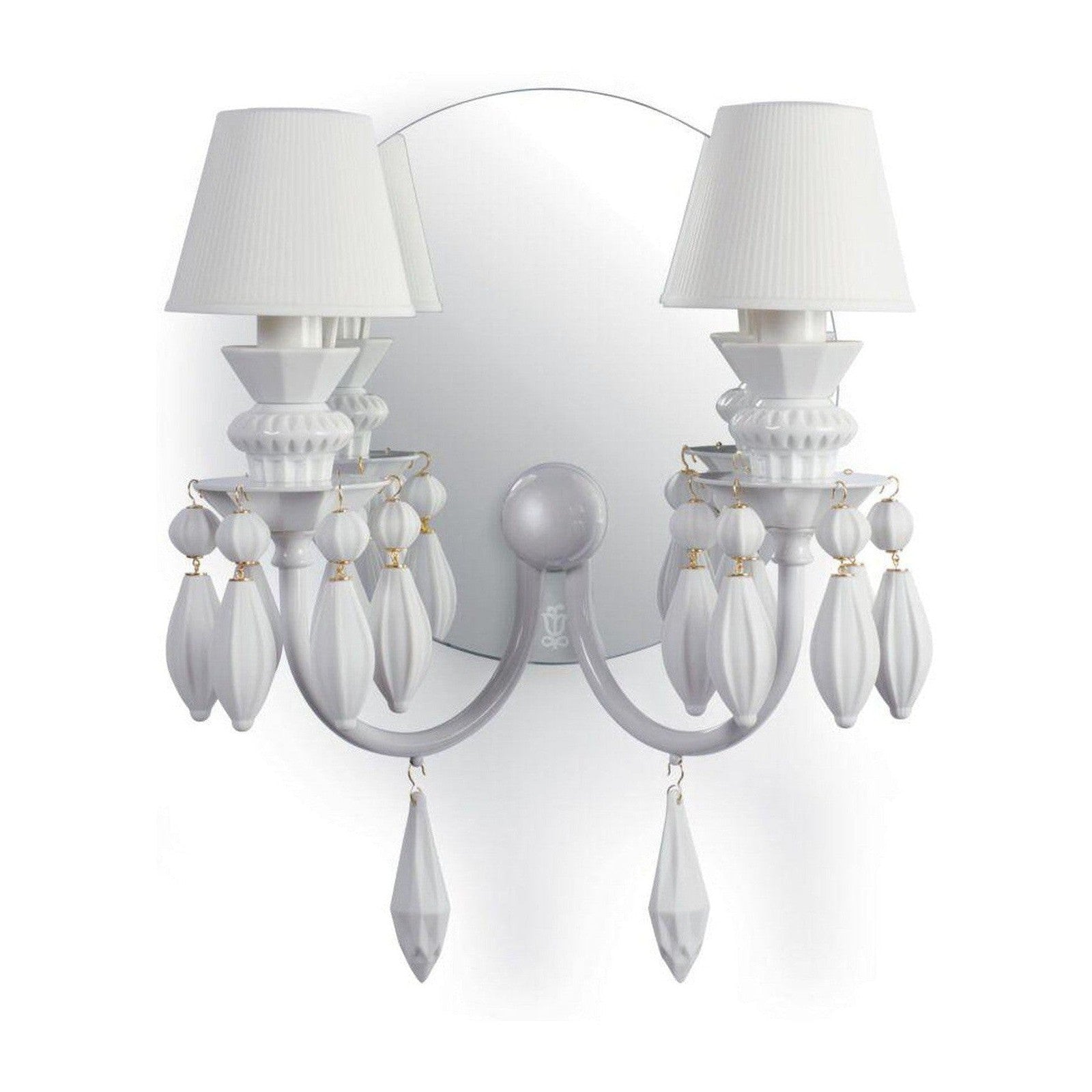 Lladro Belle de Nuit 2 Lights Wall Sconce US