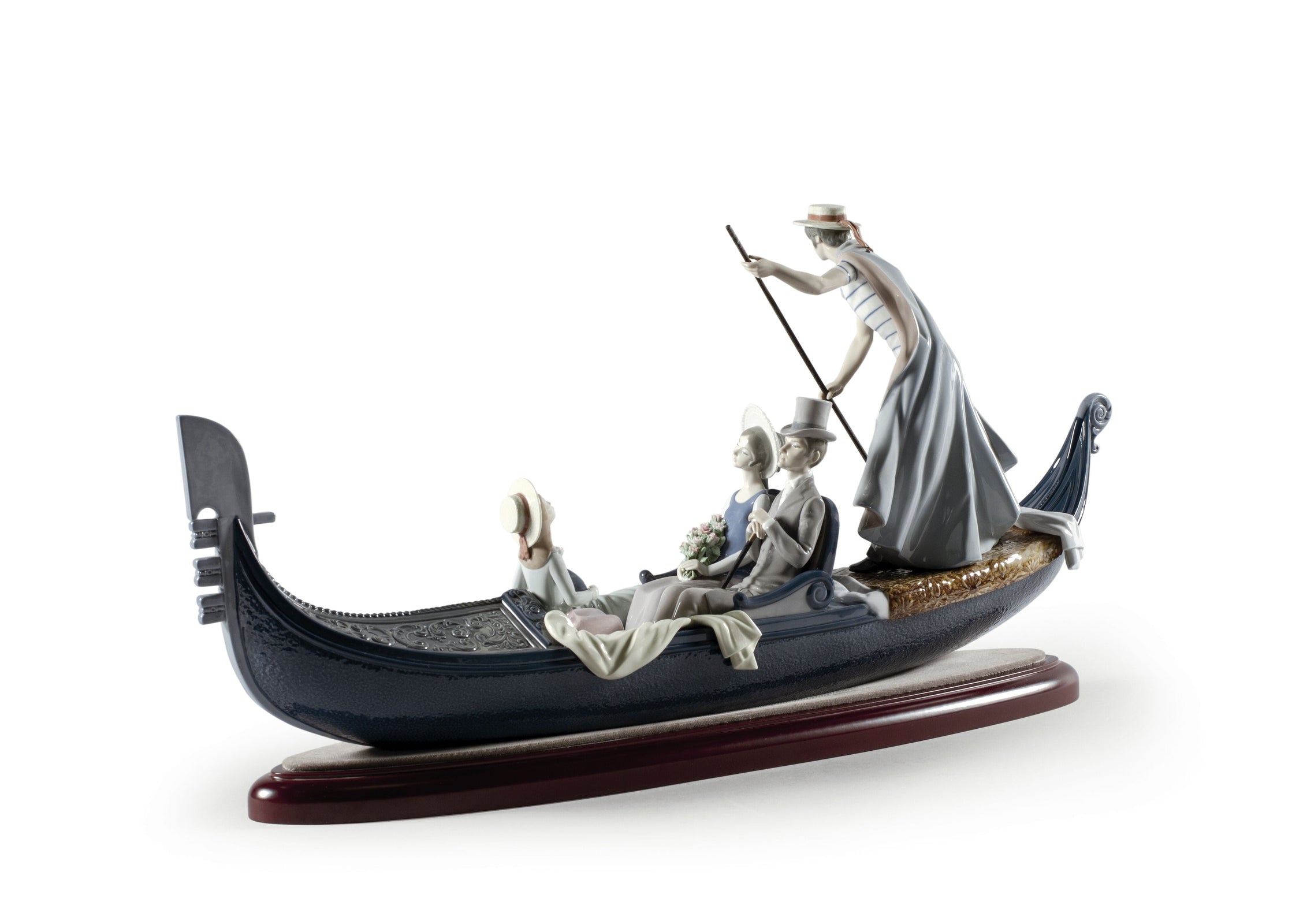 Lladro In The Gondola Couple Sculpture Numbered Edition