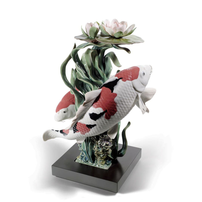 Lladro Koi Fish Sculpture Limited Edition