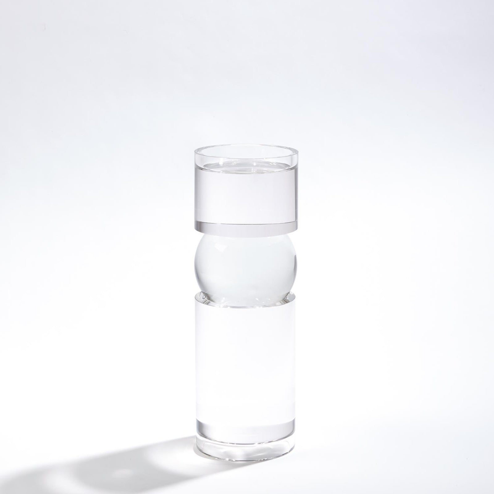 Global Views Bipolar Crystal Candle Holder