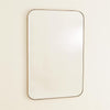 Global Views Banded Mirror-Brass