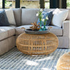 Universal Furniture Coastal Living Rattan Scatter Table DSC