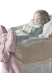 Lladro A New Treasure Boy / Girl Figurine