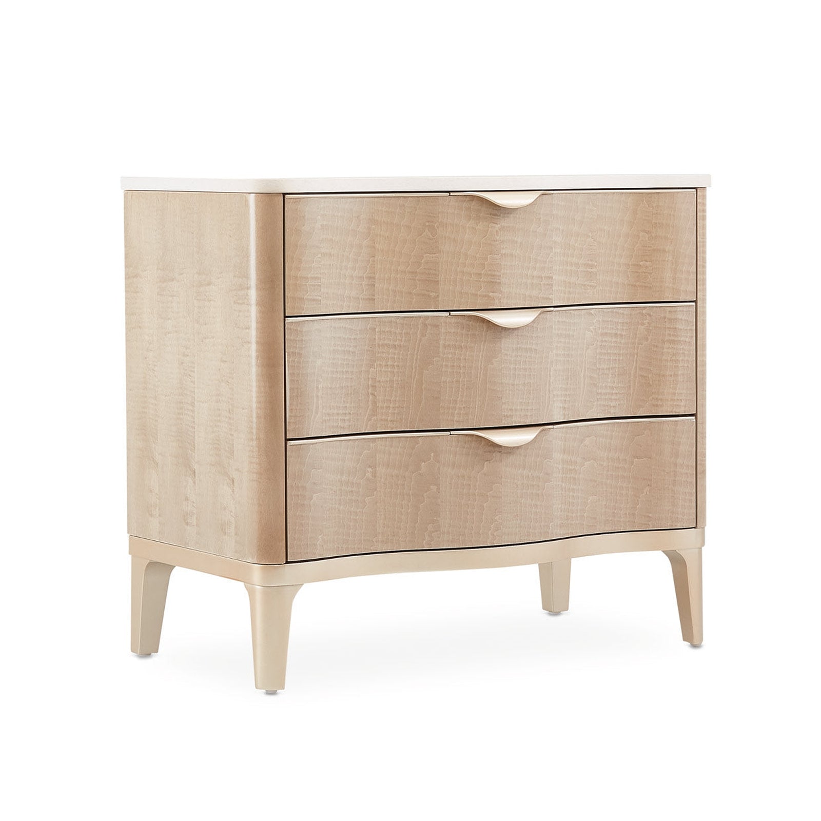 Michael Amini Malibu Crest 3 Drawer Nightstand