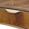 Michael Amini Malibu Crest Crotch Mahogany Vanity/Writing Desk