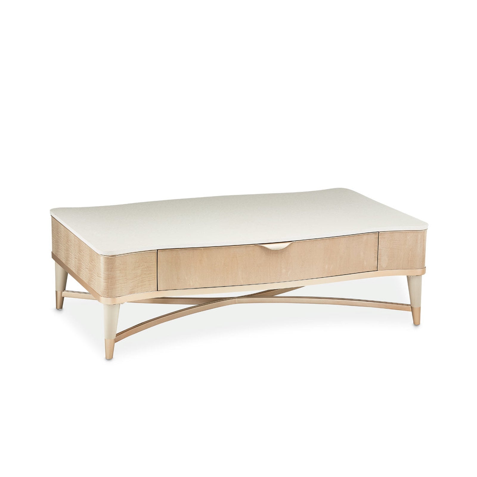 Michael Amini Malibu Crest Rectangular Cocktail Table